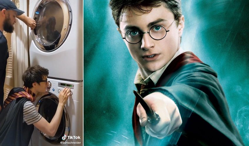 Ce Youtubeur reproduit le générique de Harry Potter avec... sa machine à laver ! | So Busy Girls