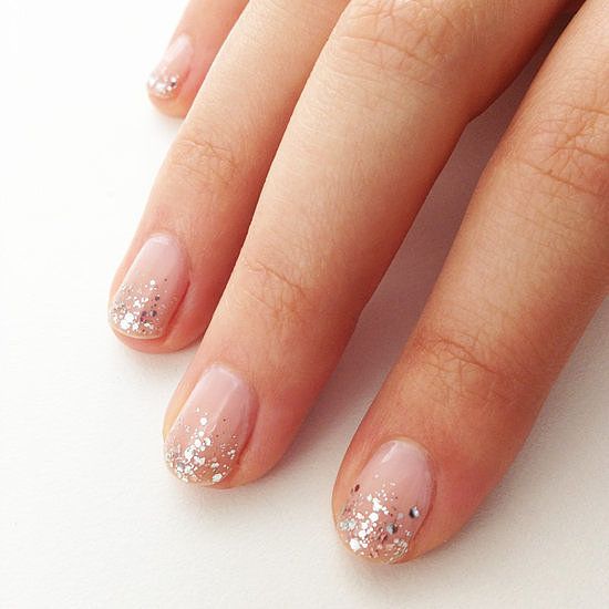 Une french manucure paillettes | So Busy Girls