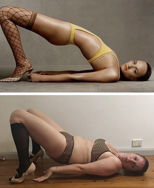 Cette femme pleine d'humour se moque des stars en reproduisant leurs photos Instagram | So Busy Girls