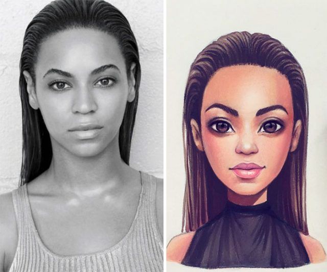 Découvrez comment ces célébrités ont été transformées en personnages de dessins animés | So Busy Girls