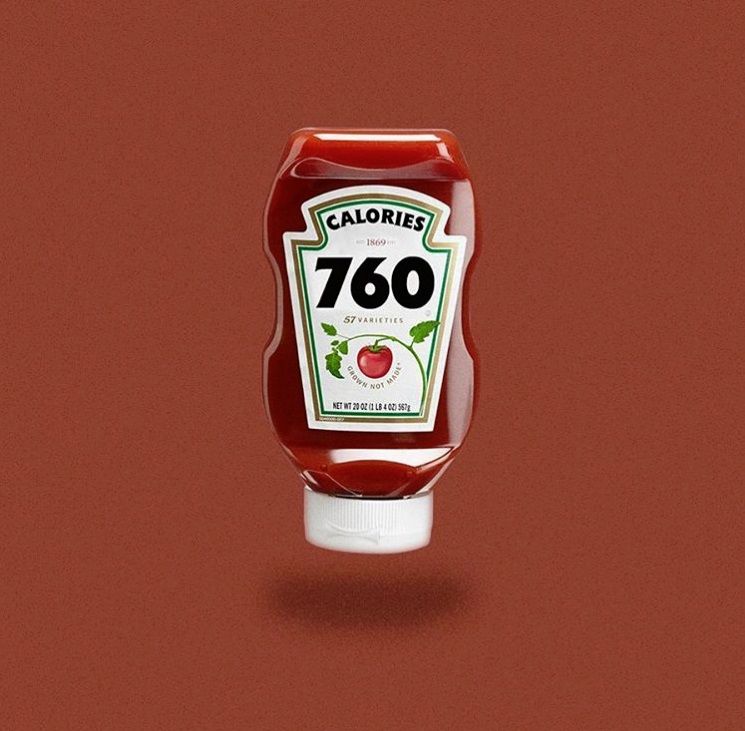20 logos repensés pour afficher le nombre de calories des produits | So Busy Girls