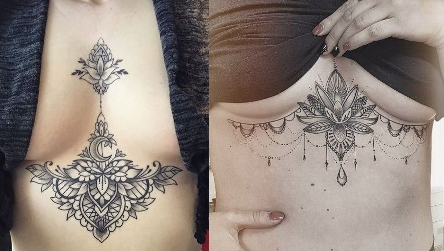 18 tatouages ultra sexy à se faire juste sous les seins | So Busy Girls