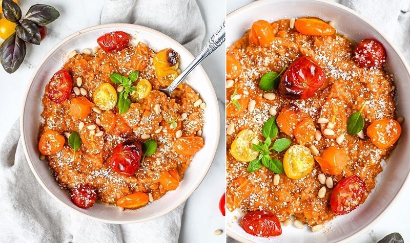 La recette du risotto tomates et parmesan facile et léger | So Busy Girls
