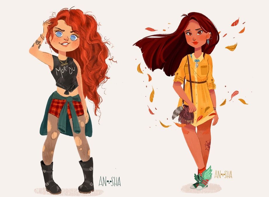Découvrez à quoi ressembleraient les Princesses Disney si elles étaient jeunes adultes en 2017 | So Busy Girls