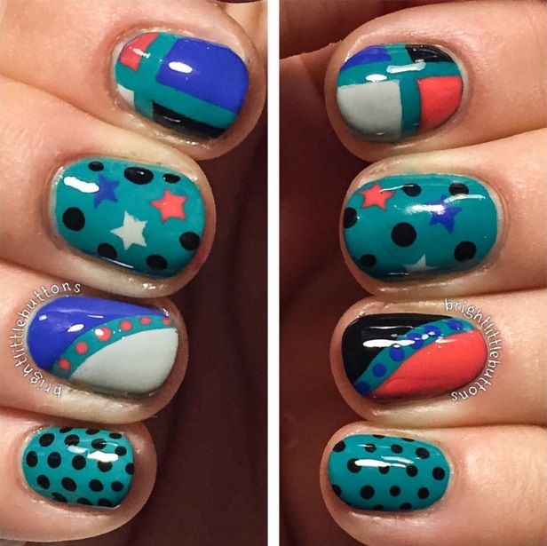 21 idées de nail arts pour celles qui ont les ongles courts | So Busy Girls