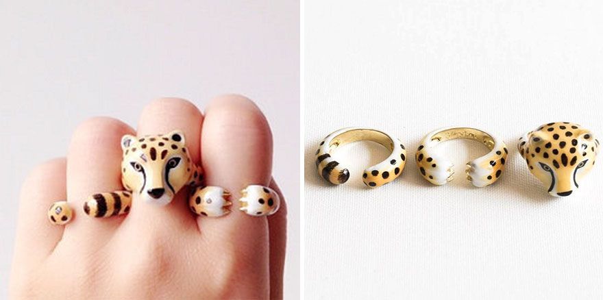 Ces trios de bagues deviennent des animaux quand vous les portez en même temps | So Busy Girls