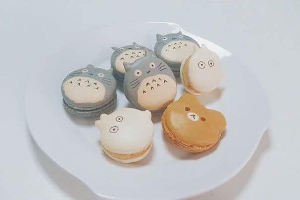Des macarons ourson et Totoro gourmands | So Busy Girls