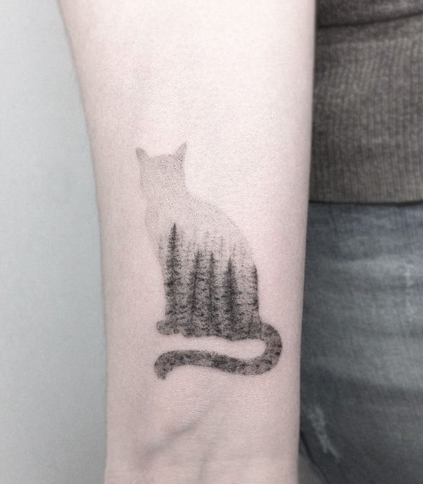 Les 18 meilleures idées de tatouages chat | So Busy Girls