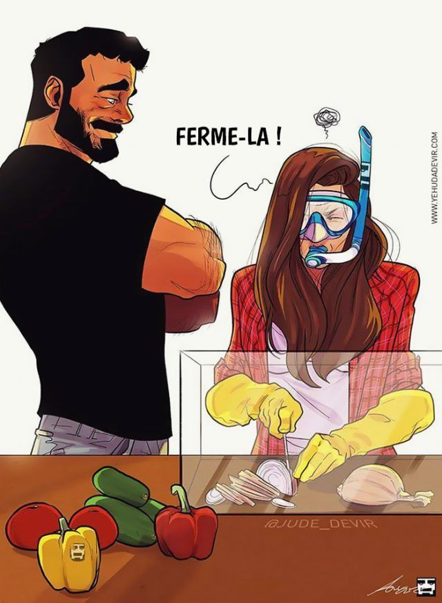 Cet illustrateur dessine des BD hilarantes sur sa vie quotidienne avec sa femme | So Busy Girls