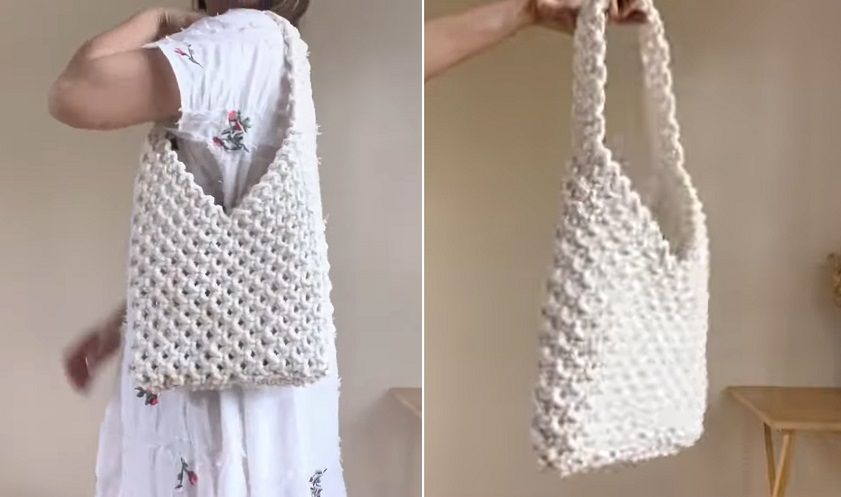 DIY : le tuto déco pour créer un sac sublime en macramé ! | So Busy Girls