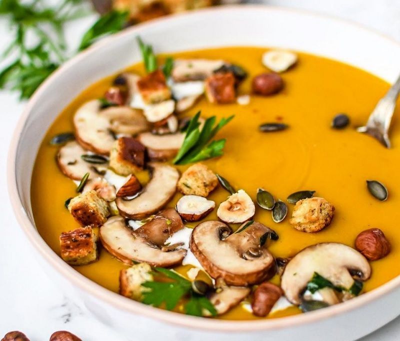 La recette de velouté potimarron et lentilles corail au curry | So Busy Girls