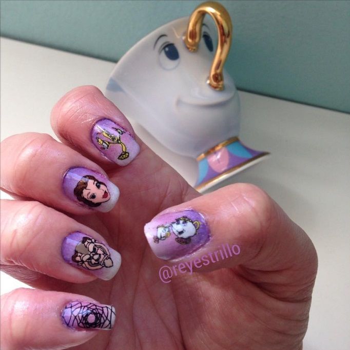 14 idées de nail arts La Belle et La Bête | So Busy Girls