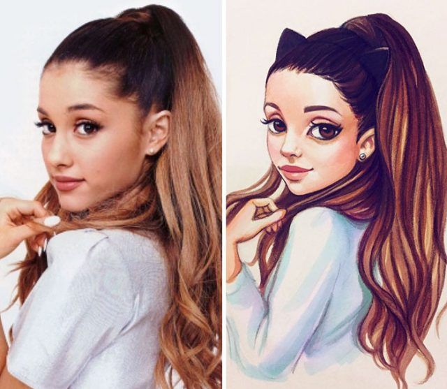 Découvrez comment ces célébrités ont été transformées en personnages de dessins animés | So Busy Girls