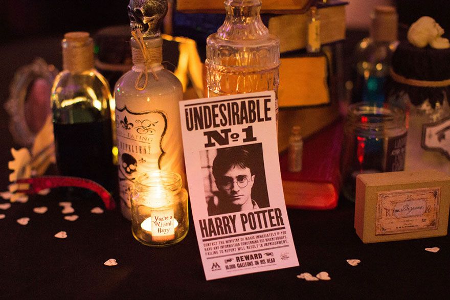 Ce mariage sur le thème Harry Potter est tout simplement magique ! | So Busy Girls