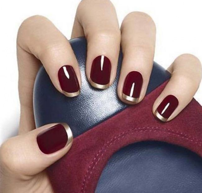 Bordeaux et or, une jolie association de couleurs | So Busy Girls