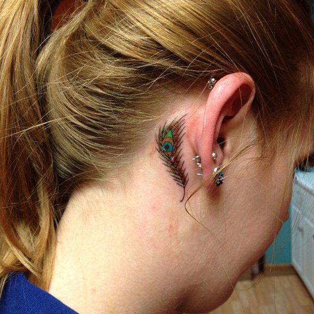 26 idées de tatouages derrière l'oreille | So Busy Girls