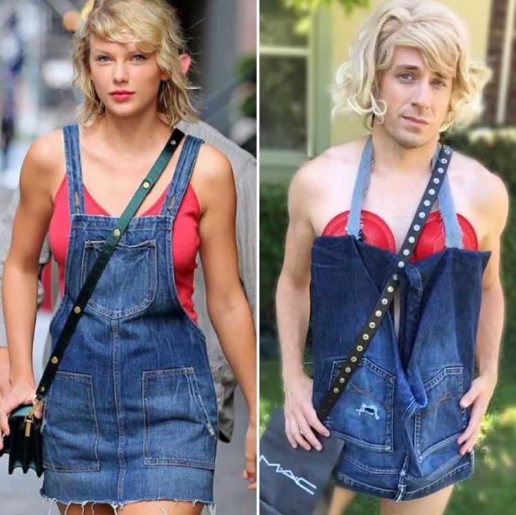 Tom Lenk qui reroduit la tenue de Taylor Swift | So Busy Girls