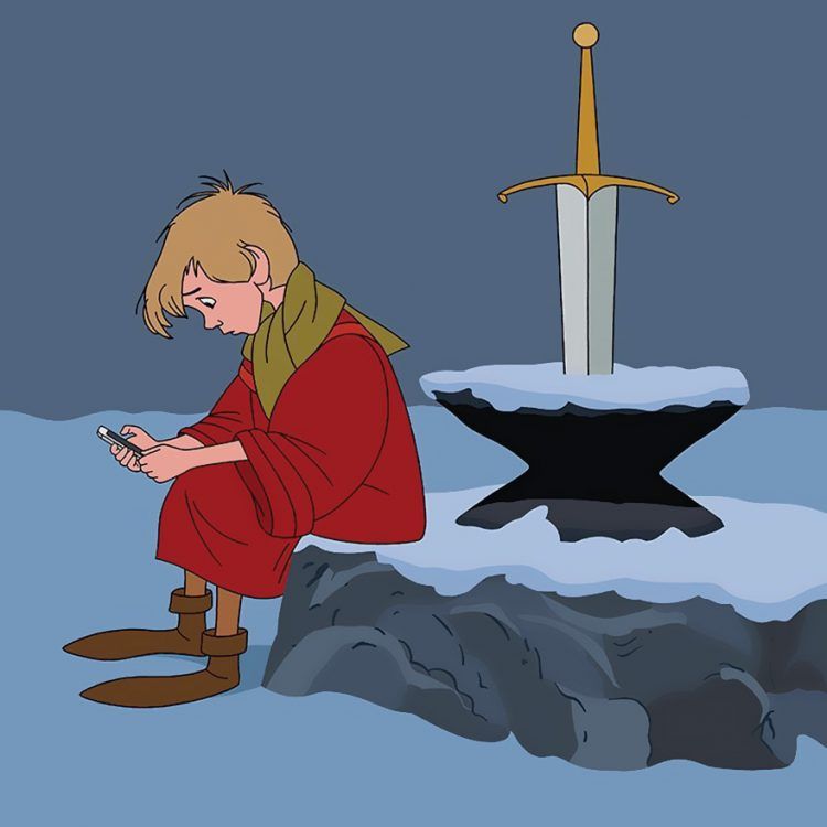 12 films Disney illustrés comme s’ils se déroulaient en 2017 | So Busy Girls