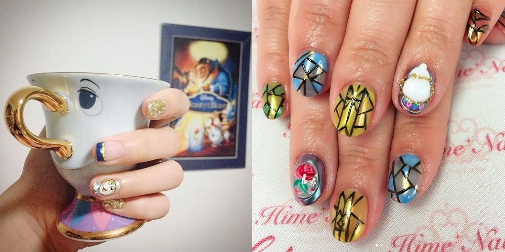14 idées de nail arts La Belle et La Bête | So Busy Girls