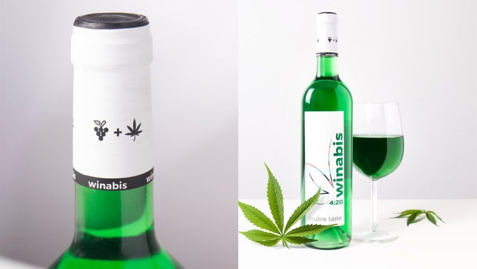 Après le vin bleu, découvrez le Winabis : le vin vert au Cannabis | So Busy Girls