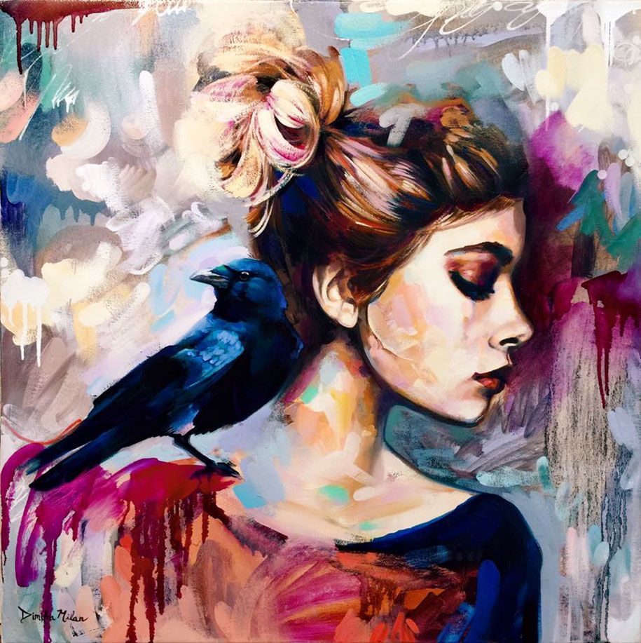 A seulement 16 ans, cette jeune artiste a déjà un talent incroyable et peint des toiles absolument fantastiques ! | So Busy Girls