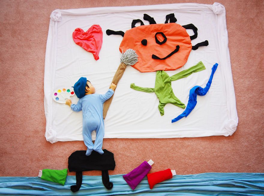Cette maman créative transforme les siestes de son bébé en rêves féeriques | So Busy Girls