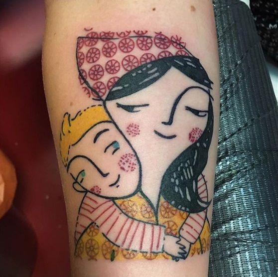 18 tatouages de maman qui vous permettront de garder vos bébés avec vous partout où vous irez | So Busy Girls