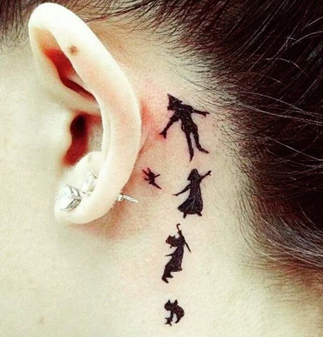 26 idées de tatouages derrière l'oreille | So Busy Girls