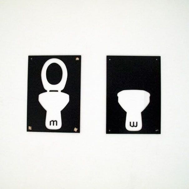 Les 30 signalétiques de toilettes les plus créatives | So Busy Girls
