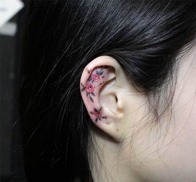 11 tatouages hélix qui vous donneront envie d'un tatouage sur l'oreille | So Busy Girls