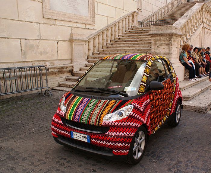 Une Smart entièrement crochetée | So Busy Girls