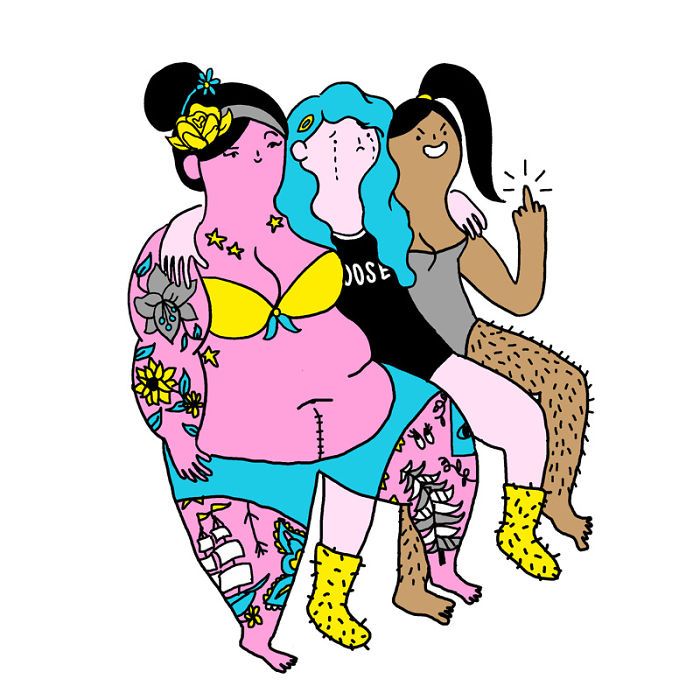 Cette illustratrice montre la face cachée des femmes que la société ne veut pas voir | So Busy Girls