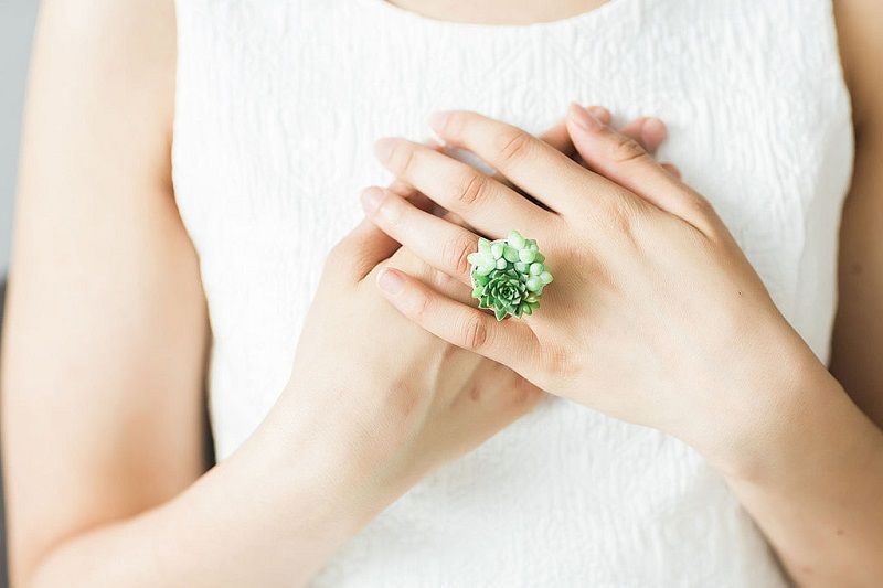Bague en succulentes | So Busy Girls