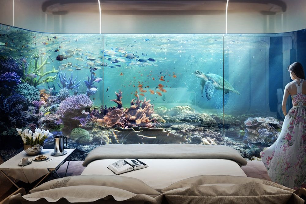 Des appartements flottants spectaculaires avec des chambres sous l'eau à Dubaï | So Busy Girls