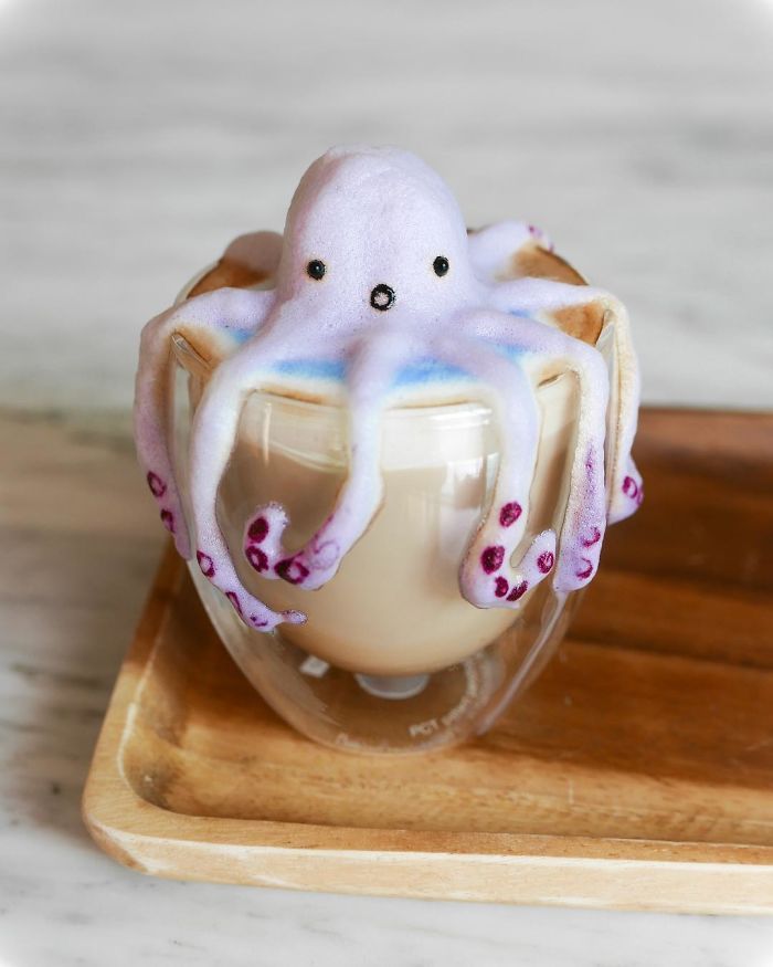 Cette jeune femme crée des cafés latte en 3D tellement mignons qu'on n'oserait pas les boire | So Busy Girls