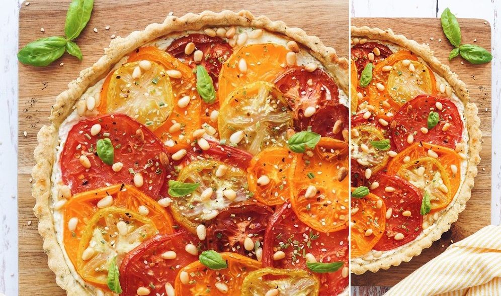 La recette de la tarte à la tomate, à la ricotta et au parmesan qui ne rend pas d'eau | So Busy Girls