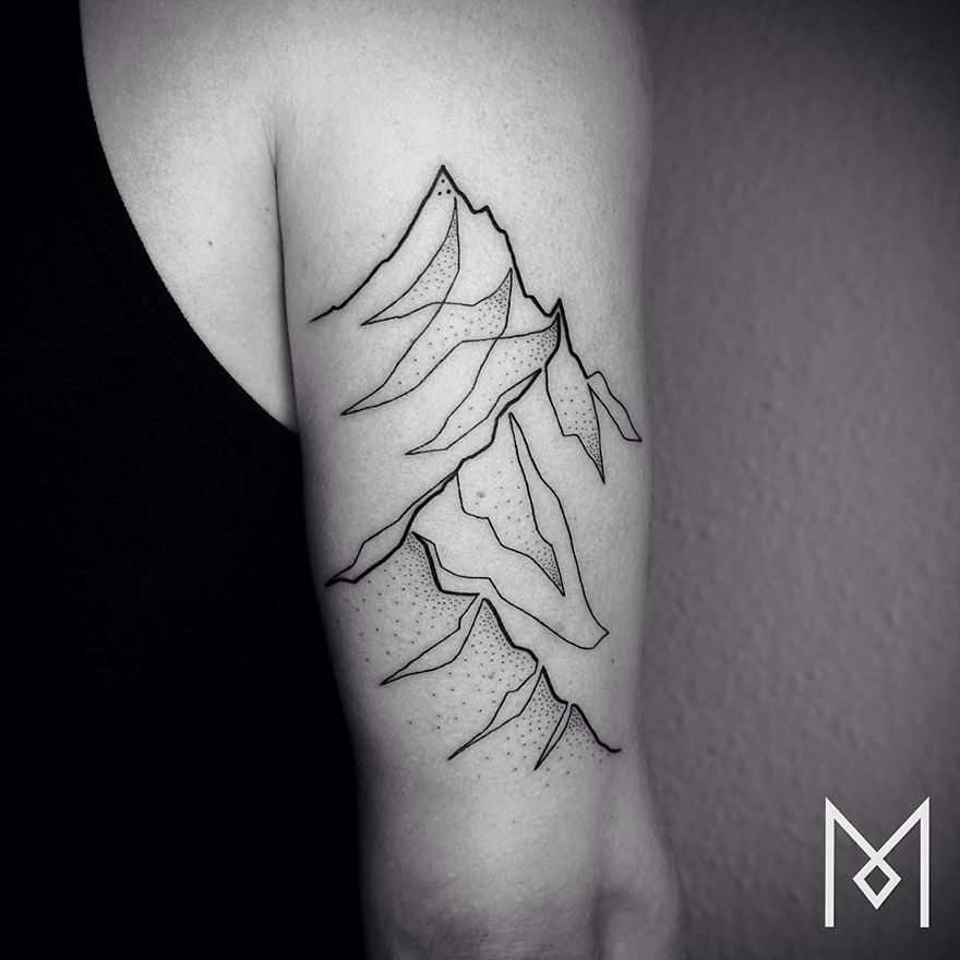 Des tatouages minimalistes réalisés avec un seul trait d'encre | So Busy Girls