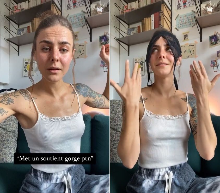 Voilà ce que Marion Seclin répond à ceux qui lui disent de mettre un soutif | So Busy Girls
