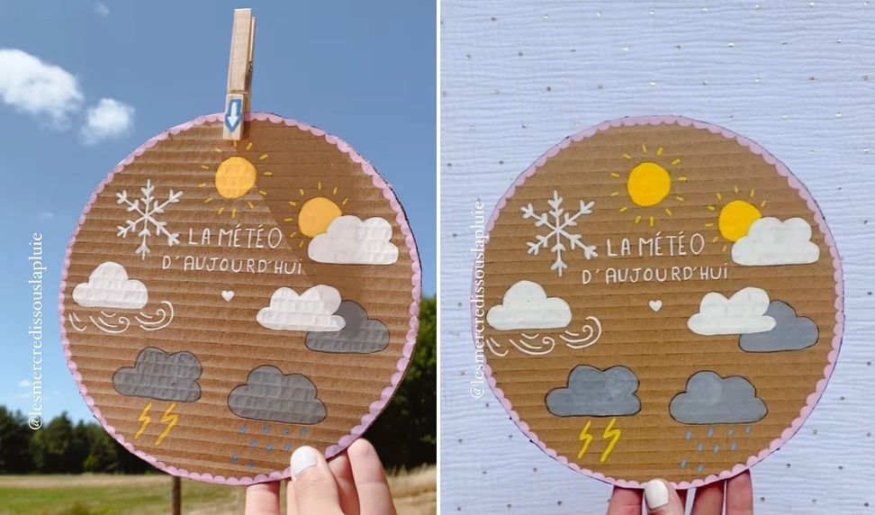 DIY : voici comment réaliser une jolie roue météo avec vos enfants | So Busy Girls