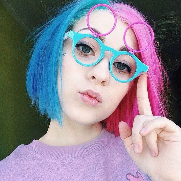 Les amoureuses des chats et des cheveux arc-en-ciel vont adorer cette nouvelle coiffure | So Busy Girls