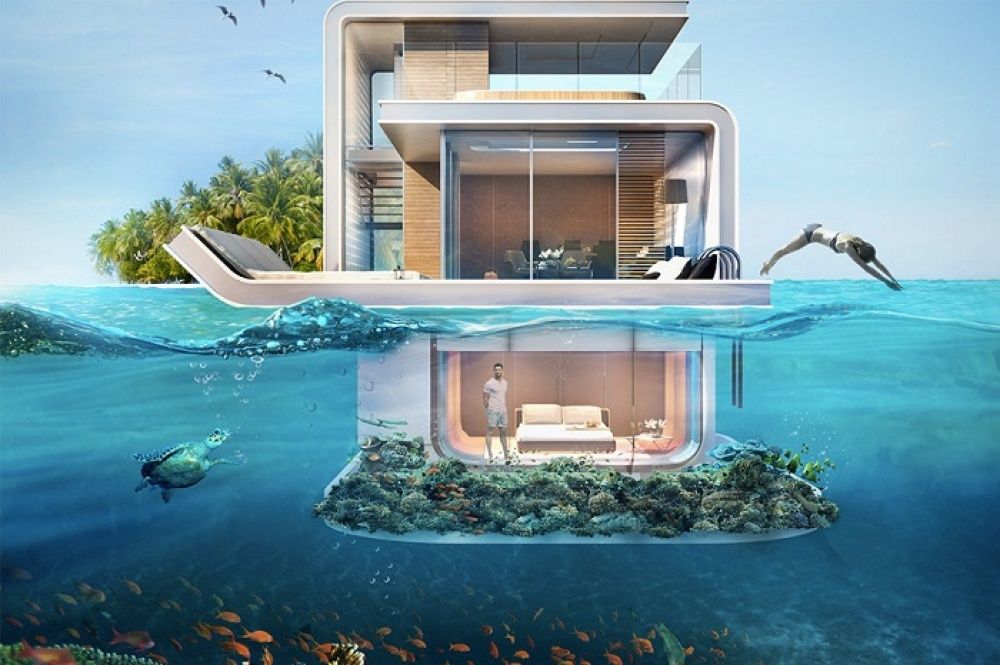 Des appartements flottants spectaculaires avec des chambres sous l'eau à Dubaï | So Busy Girls