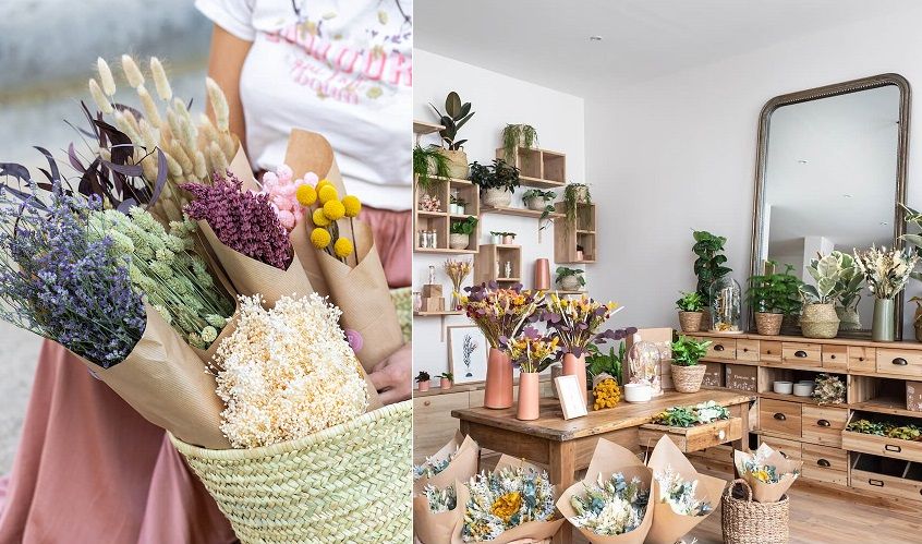 Flowrette, le concept store de bijoux, déco, fleurs séchées et DIY artisanaux féminin et si élégant | So Busy Girls