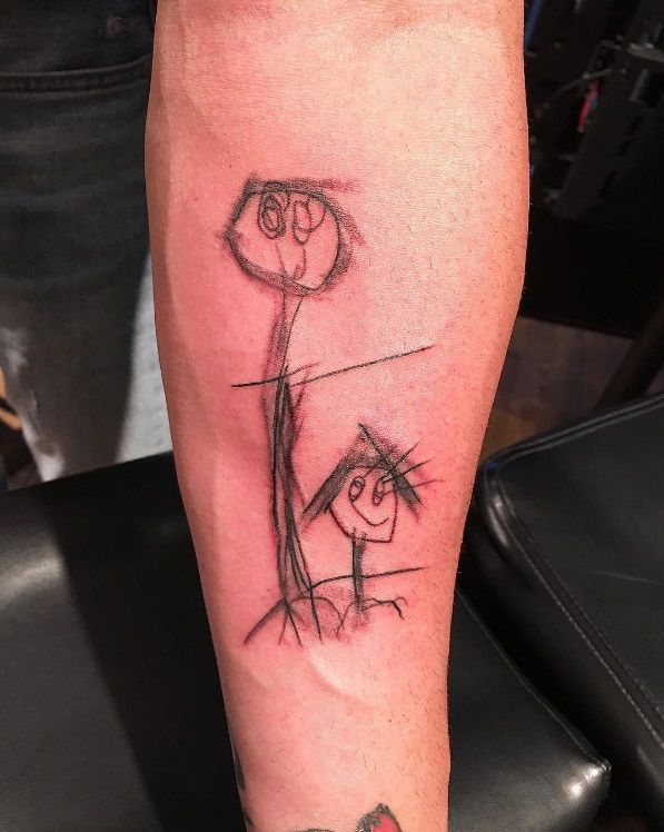 12 parents qui ont tellement adoré le dessin de leur enfant qu'ils se le sont fait tatouer ! | So Busy Girls