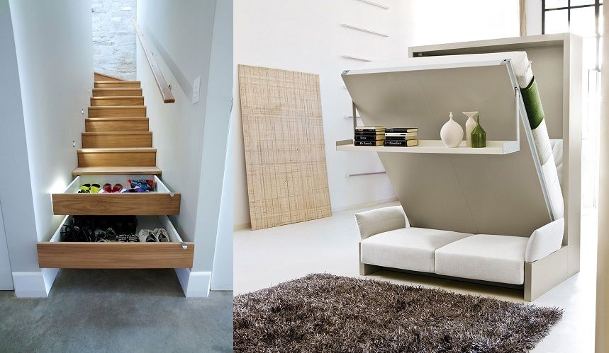 14 idées décos géniales pour gagner de la place dans un petit appartement | So Busy Girls
