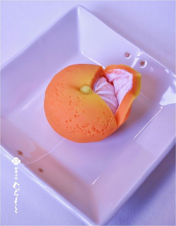 Une mandarine en pâte d'amande | So Busy Girls