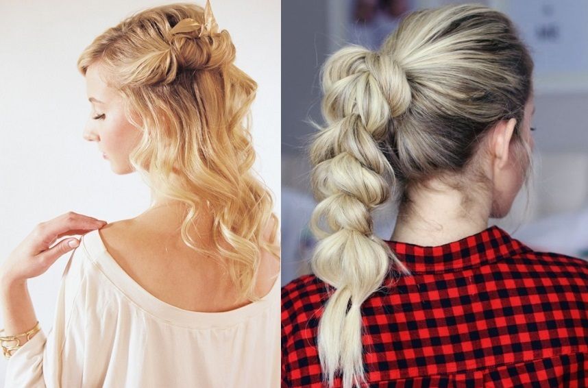 12 jolies idées de coiffures pour cheveux mi-longs | So Busy Girls