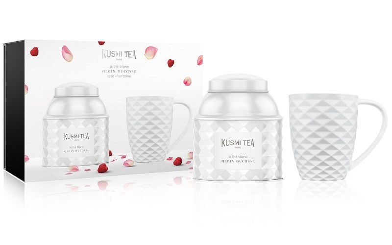 L'élégant coffret de thé blanc Alain Ducasse x Kusmi Tea rose et framboise | So Busy Girls