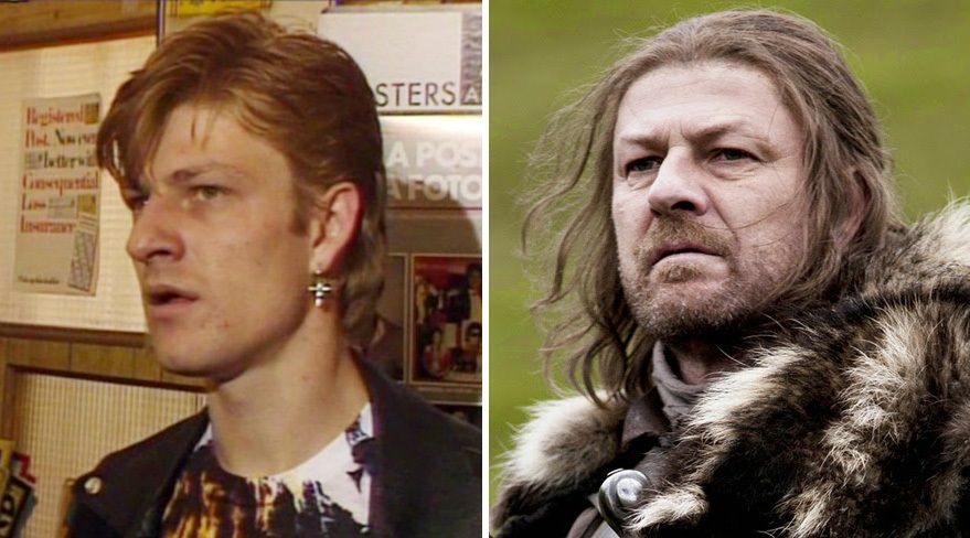 Sean Bean en 1984 / dans le rôle d'Eddard Stark dans Game Of Thrones | So Busy Girls