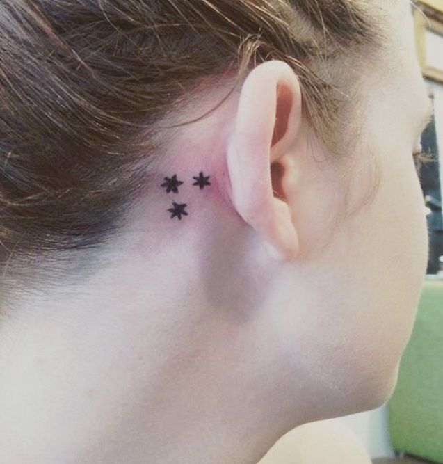 26 idées de tatouages derrière l'oreille | So Busy Girls