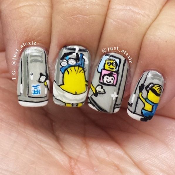 21 nail arts Minions trop mignons ! | So Busy Girls